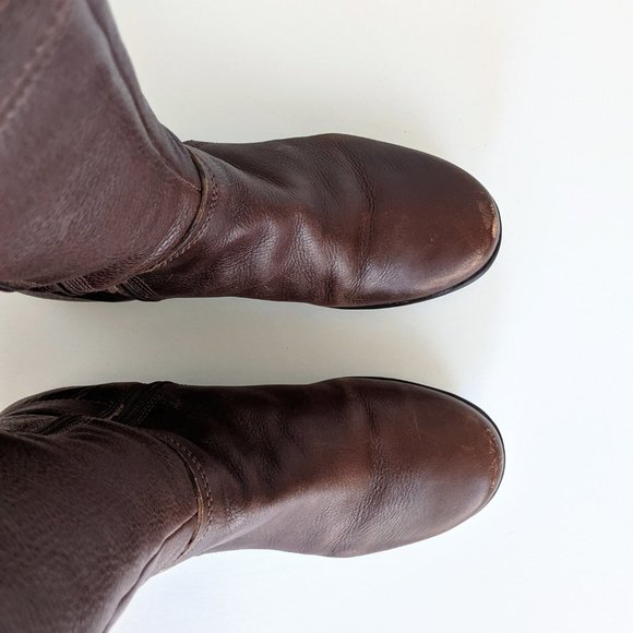 Ecco Hancock Leather Zip Up Winter Boots - Picture 7 of 11